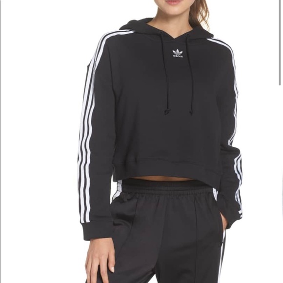 adidas Tops - Only 1 left! ADIDAS ORIGINALS CROPPED HOODIE
